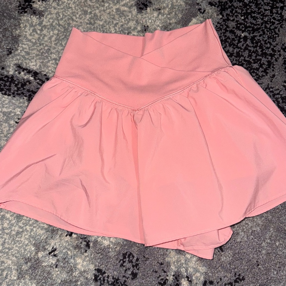 Aerie High Waist Pink Women Shorts